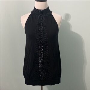 INC International Concepts black beaded tank